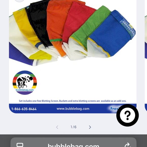 Bubble Bag 2 Gallon 'Original' 8 Bag Set Herbal Extractor - Picture 3 of 12